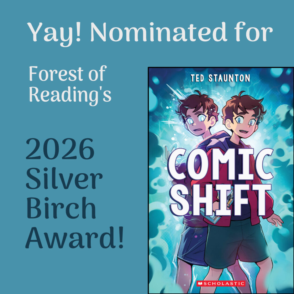 Yay! Comic Shift is nominated for Forest of Reading's 2026 Silver Birch Award!